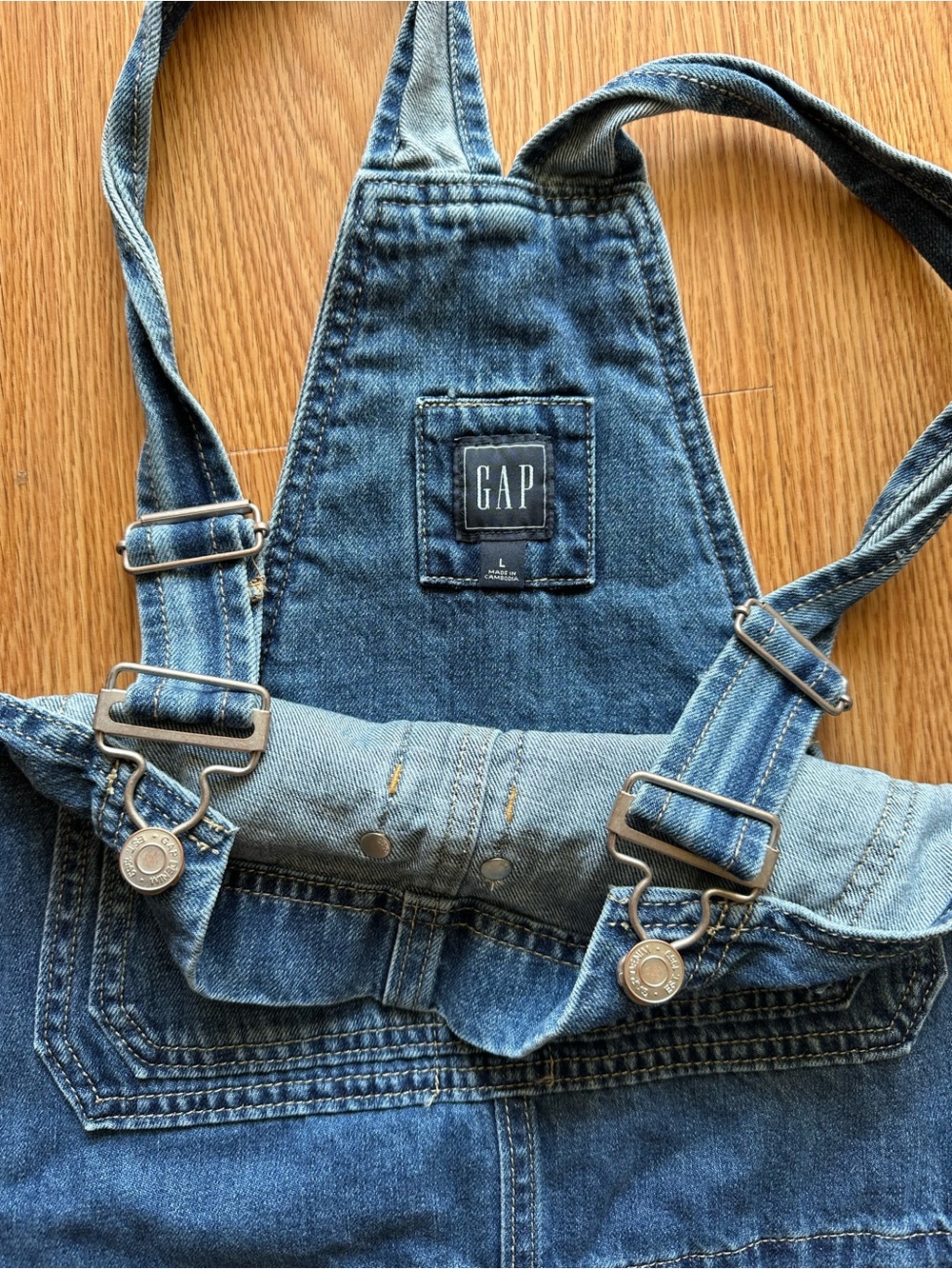 NWT Gap Slouchy Overall in Medium Indigo - Picture 5 of 8